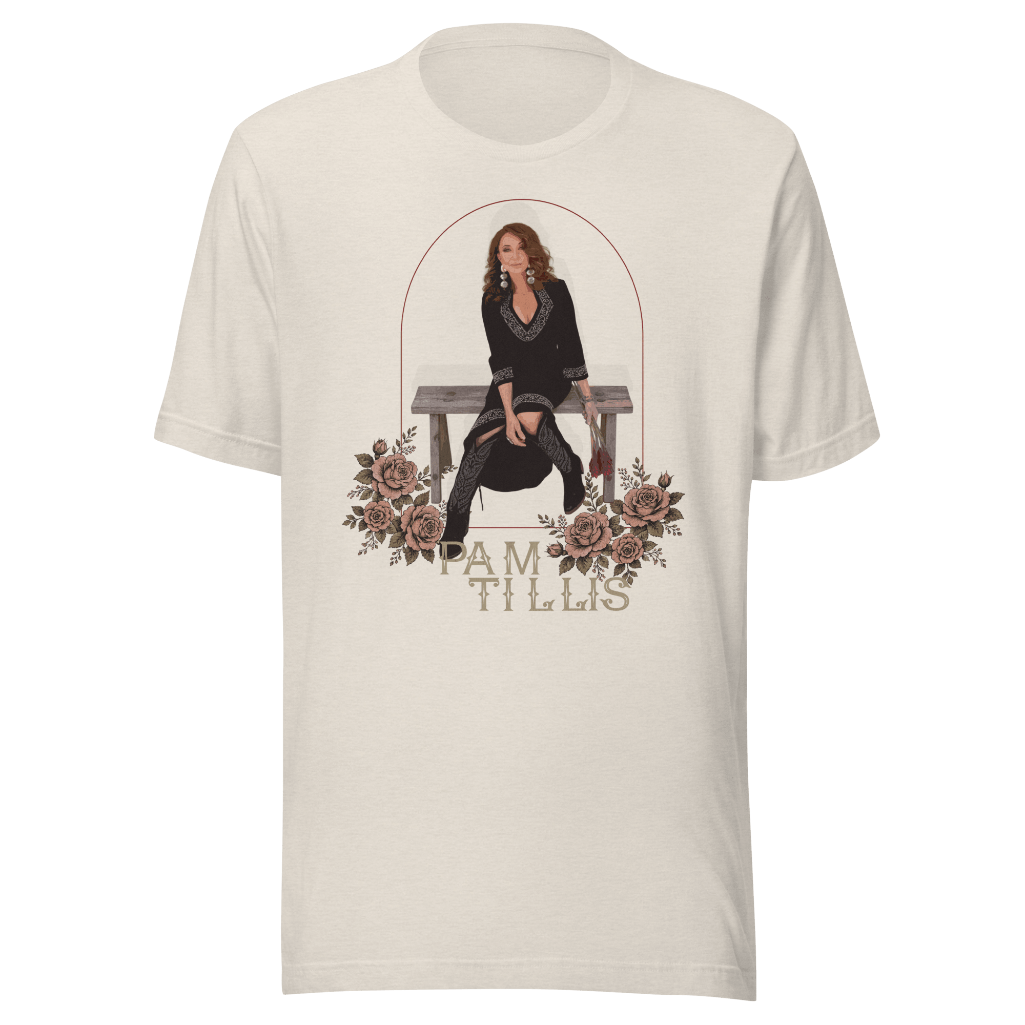 Pam Tillis rose shirt - Pam Tillis