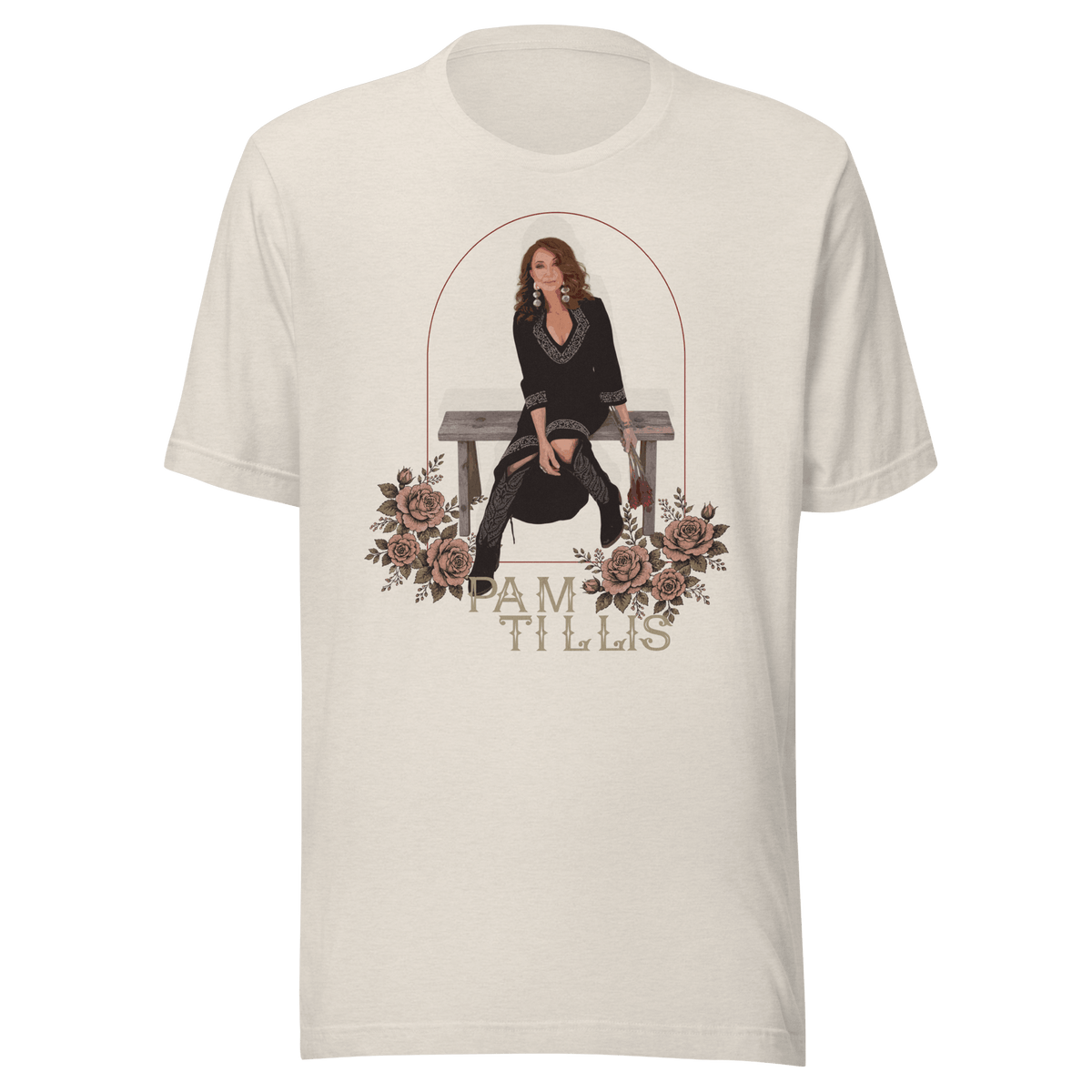 Pam Tillis rose shirt - Pam Tillis