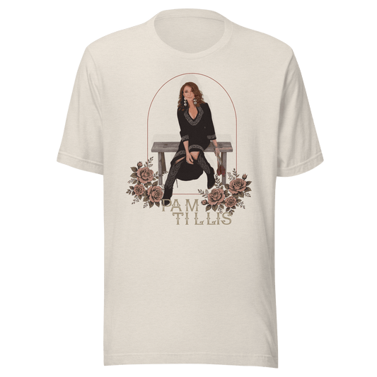 Pam Tillis rose shirt - Pam Tillis