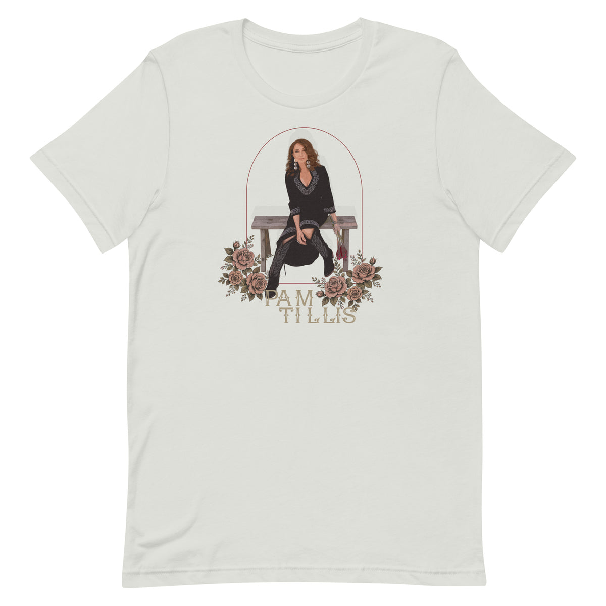 Pam Tillis rose shirt - Pam Tillis