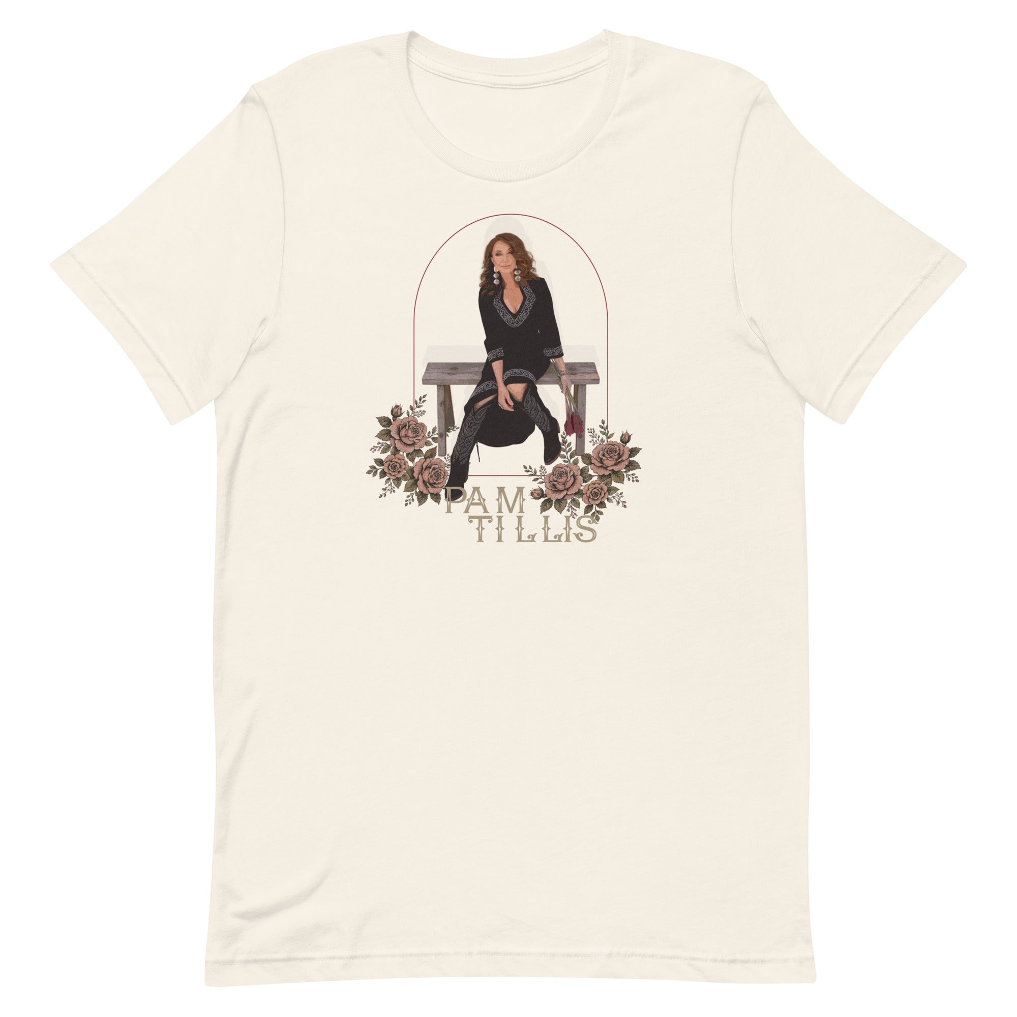 Pam Tillis rose shirt - Pam Tillis