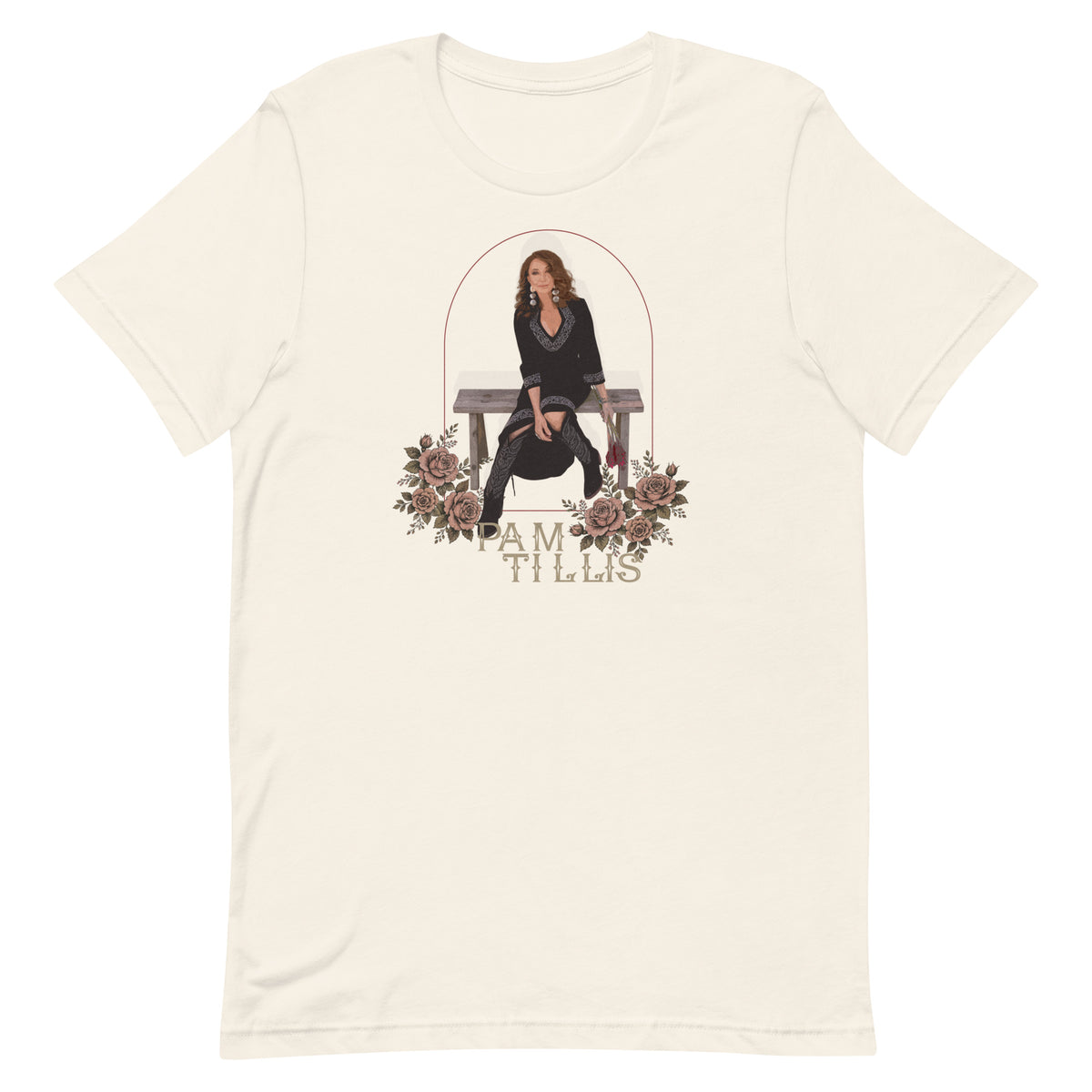 Pam Tillis rose shirt - Pam Tillis